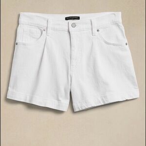 Banana Republic Women's Crisp White Jean Shorts
